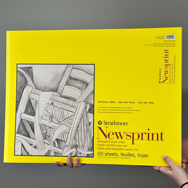 Strathmore 300 Series Newsprint Pads 18x24